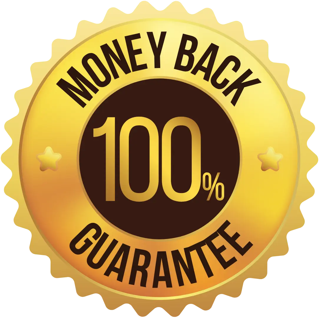 NerveCalm guarantee badge